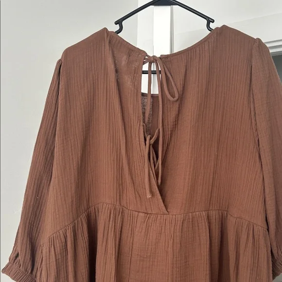 Brown Mini Dress - Picture 4 of 4